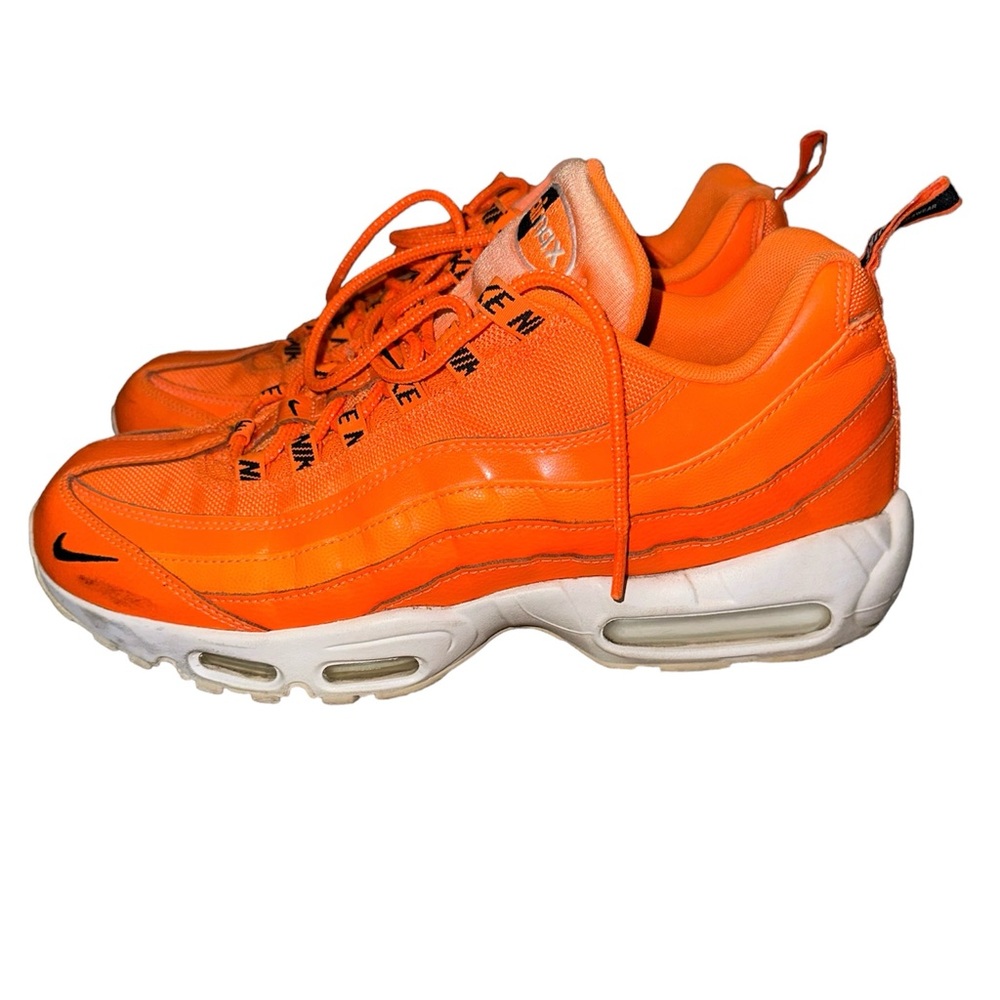 Nike Men’s Orange Air Max 95 Athletic Sneakers